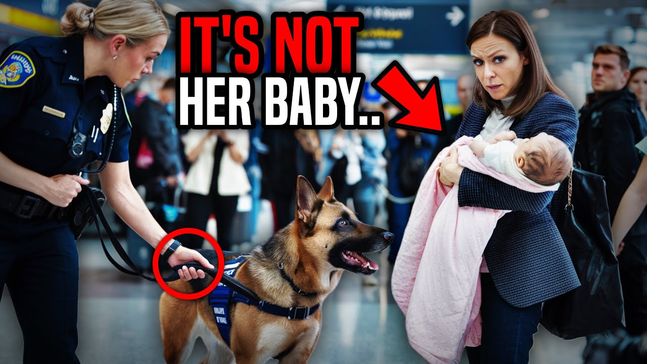 Service Dog Barked Loudly at a Woman with a Baby at the Airport—What Happens Next Shocks Everyone!