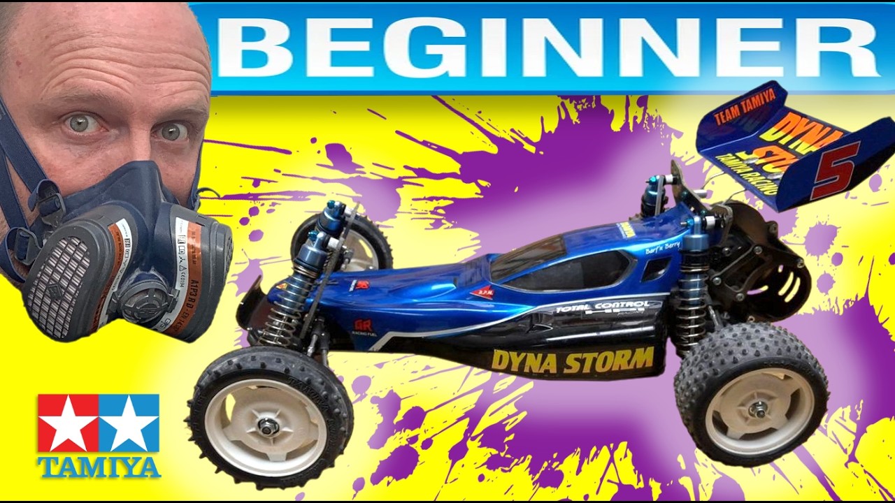 Never Painted An RC Body Before? This Video Is For You! Finishing My Tamiya Dyna Storm Build. P3