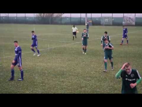 Friendly U-21 FC Vorskla - FC Wisla. Heavy hail