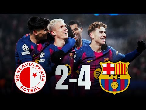 6-GOAL THRILLER! 🤯 Slavia Praha 2-4 Barcelona | Full Match Reaction + Fermin Lopez Shines Again 
