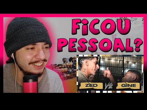 (FICOU PESSOAL 🔥🔥🔥) ZED X GINE - BATALHA DO COLISEU - EDIÇÃO 123 | REACT BAUEB