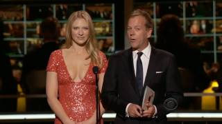 Anna Torv presents the 61st Emmy Awards