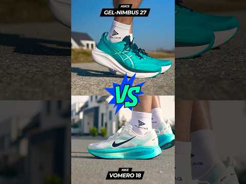Comparison of MAX cushioned shoes! #nikerunning  #asicsrunning