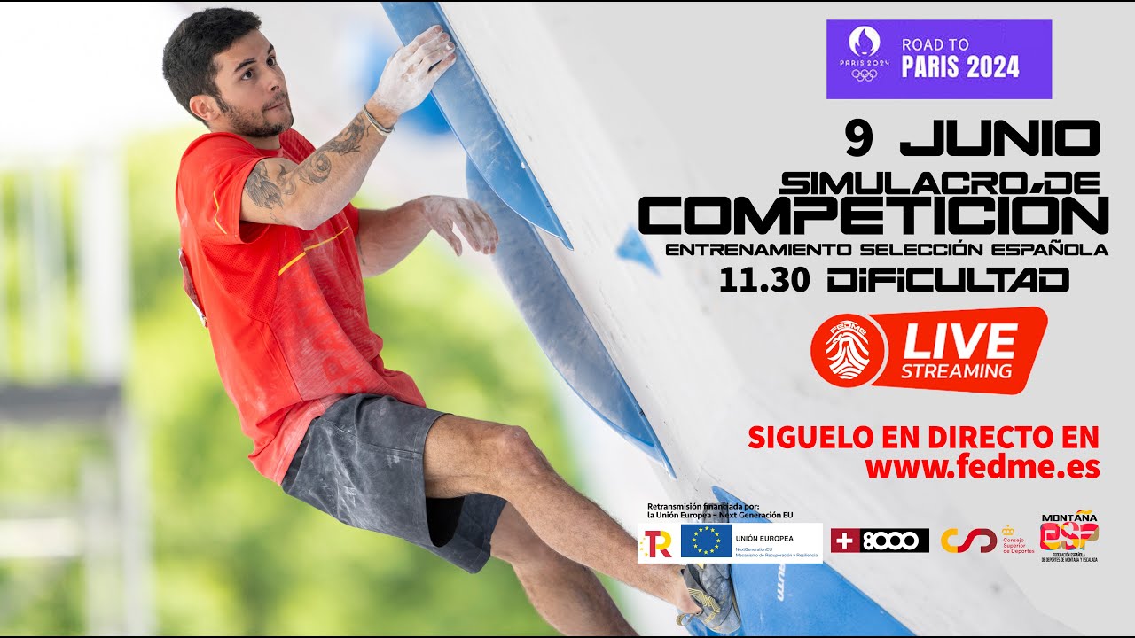 Simulacro de competición Selección Española – Dificultad