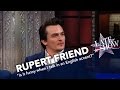 Homeland Star Rupert Friend Shows Off His Thick English Accent
