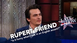 'Homeland' Star Rupert Friend Shows Off His Thick English Accent video