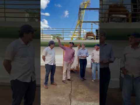 Presidente do Sifaeg/Sifaçúcar, André Rocha, visita a Energética Serranópolis