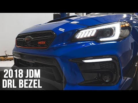 2018 WRX S4 JDM Style DRL Fog Light Bezel