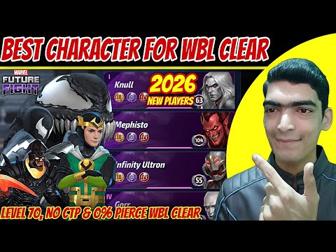 Powerful Lv.70 🔥 F2P Best Character WBL Clear for NEW PLAYERS (0% Pierce) | Marvel Future Fight