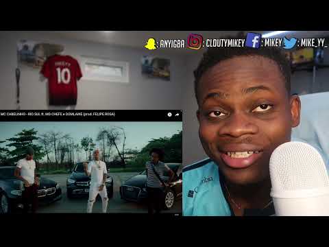 GRINGO REACT 🇺🇸 MC CABELINHO - RIO SUL ft. MD CHEFE e DOMLAIKE (prod. FELIPE ROSA) | REACTION