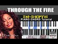 THROUGH THE FIRE Piano-Chord Tutorial by: Chaka Khan