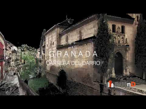 Escaneado Carrera del Darro (Paseo de los Tristes) - GRANADA