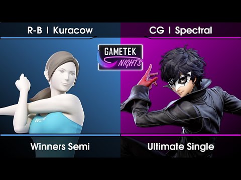 Gametek Night 2023.16 - Kuracow (Wii Fit Trainer) Vs. Spectral (Joker,Samus) SSBU Ultimate