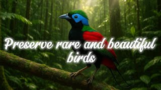 Let&#39;s preserve rare and beautiful birds