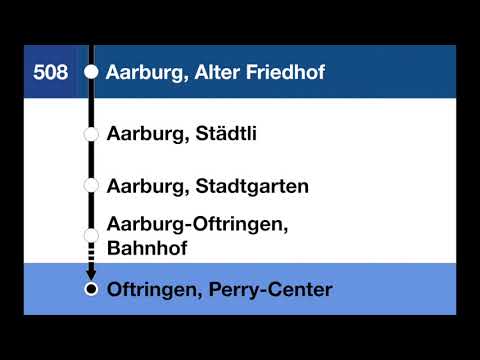 BOGG Ansagen - 508 Olten, Bahnhof – Aarburg – Oftringen, Perry-Center