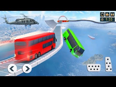 Impossible Bus Driving Master Android GamePlay FHD - Red Color Bus Driving Simulator