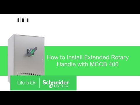 How to Install Extended Rotary Handle with EasyPact Solar MCCB