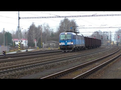 Vlaky – Vectron 383.003 ČD Cargo a další, Studénka, 12.01.2018