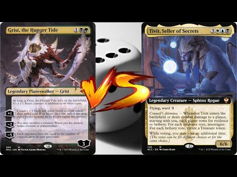Open qualifier Périgueux: Grist VS Tivit - MTG EDH Duel Commander Magic Cards