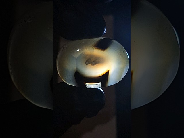 حجر عقيق طبيعي مصور مبخرة بحجم راهي مفحوص و موثق ب...