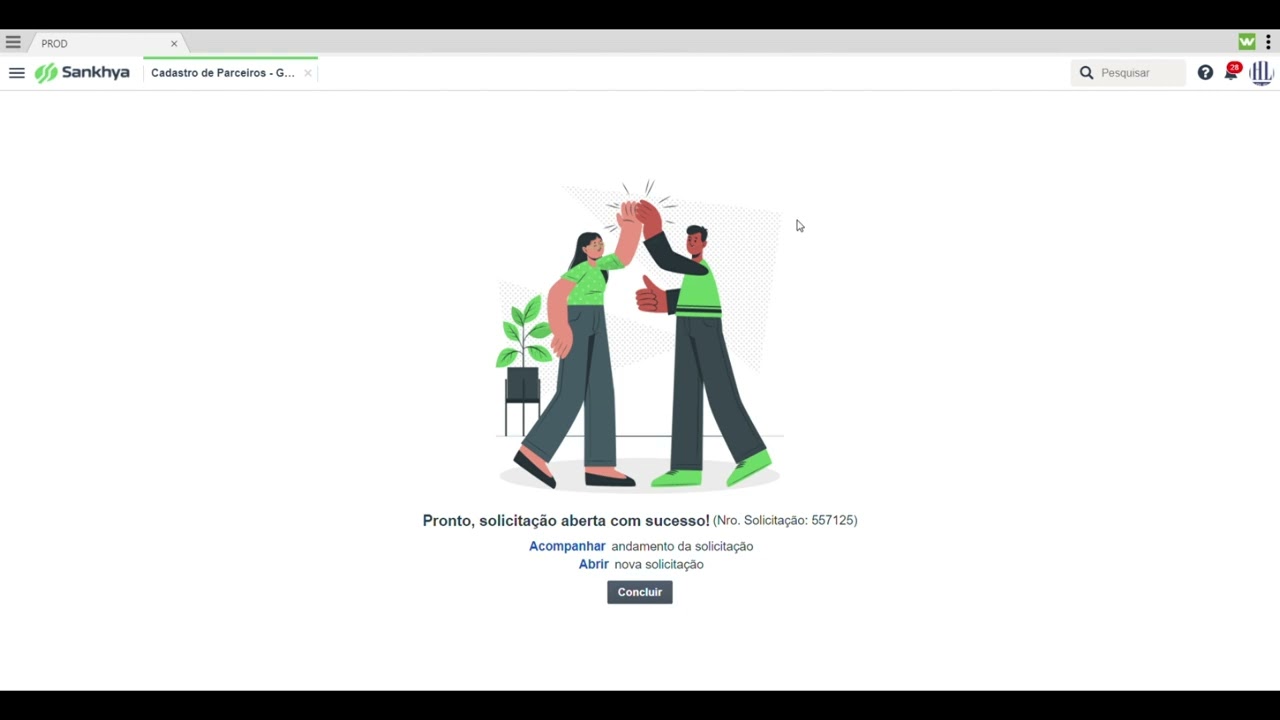 FLOW - SOLICITIÇÃO CADASTRO DE PARCEIRO