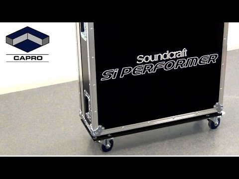 Capro Flight Case for Soundcraft SI Performer 2 Mixing Console