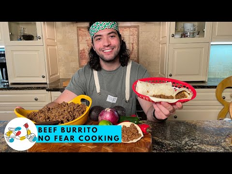 Homemade Beef Burrito with Taco Bell Sauce