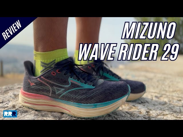 Vídeo relacionado con Mizuno Zapatillas de Correr Wave Rider 29 para Hombre, Blanco-Amarillo-Azul