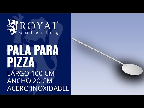 vídeo - Pala para pizza - largo 100 cm - ancho 20 cm
