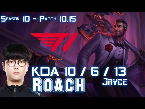 T1 Roach JAYCE vs IRELIA Top - Patch 10.15 KR Ranked
