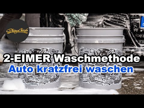 Zwei-Eimer Waschmethode: So wäscht Du Dein Auto kratzerfrei selber!