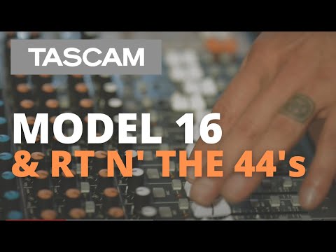 TASCAM Artist RT Valine / RT & The 44's talks Model Series Mixers/Recorders/Interfaces