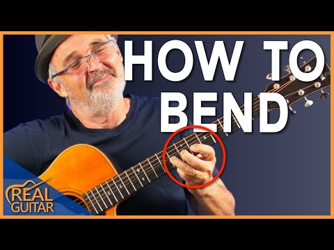 Bend Strings On Acoustic Guitar EASILY Without Breaking Strings