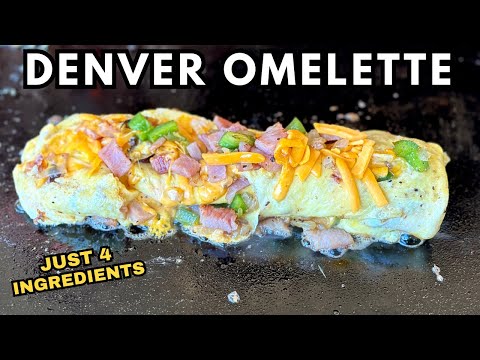 Easy Denver Omelette on the Blackstone Griddle