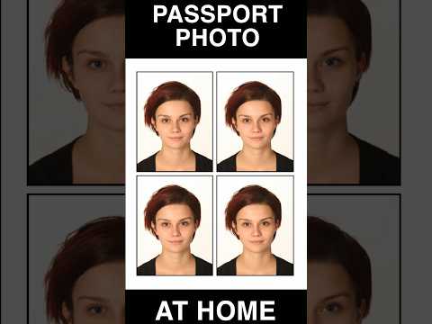 How to take ID photo and passport photo at home