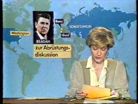 ARD Tagesschau zum Sendeschluß 1983