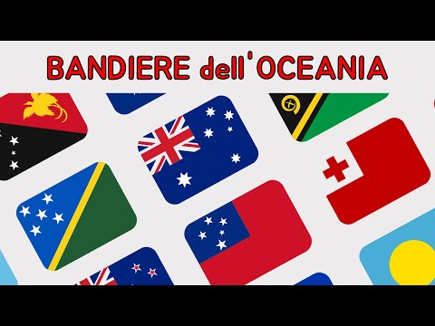 🌏 Bandiere dell'Oceania 6/6 - Scopri Tutte le Bandiere del Mondo