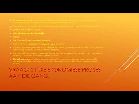 Ekonomie GRAAD 10: 6 Mei 2020 - periode 5 (06105)