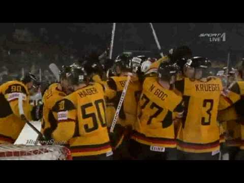 Eishockey WM 2010 - Deutschland vs USA 2-1 (IIHF Weltrekordspiel)