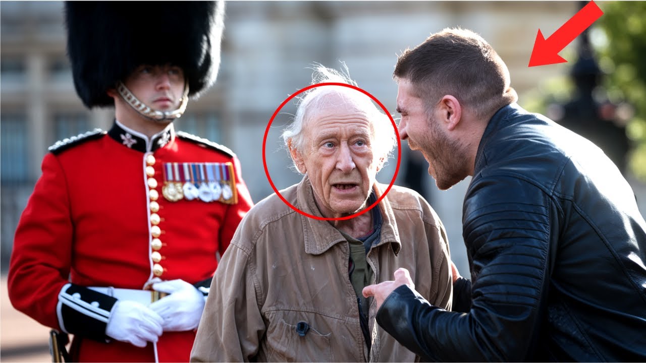Thugs Harass A 91 Year Old Veteran, Unaware A Royal Guard Was Watching Everything