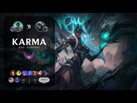Karma Support vs Senna - NA Master Patch 13.4
