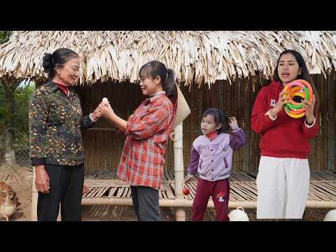 The first egg on the farm - The whole family rejoices when they see the chickens start laying eggs.