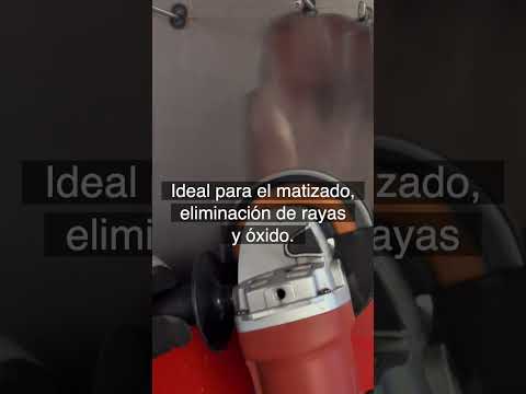 VIDEO    - Disco borrador rayas para Inox m14