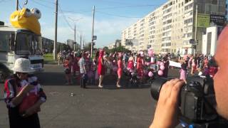 preview picture of video 'Продолжение: Карнавальное шествие на юбилей КнААЗ, Комсомольск-на-Амуре, 2014 г.'