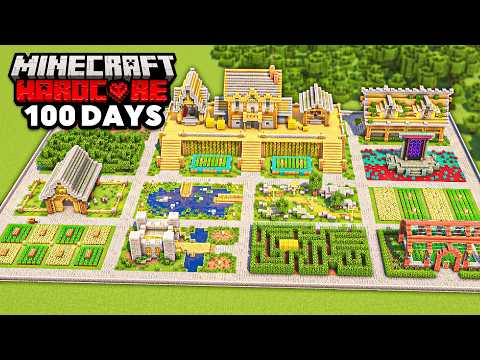 I Survived 100 Days in SUPERFLAT Minecraft Hardcore