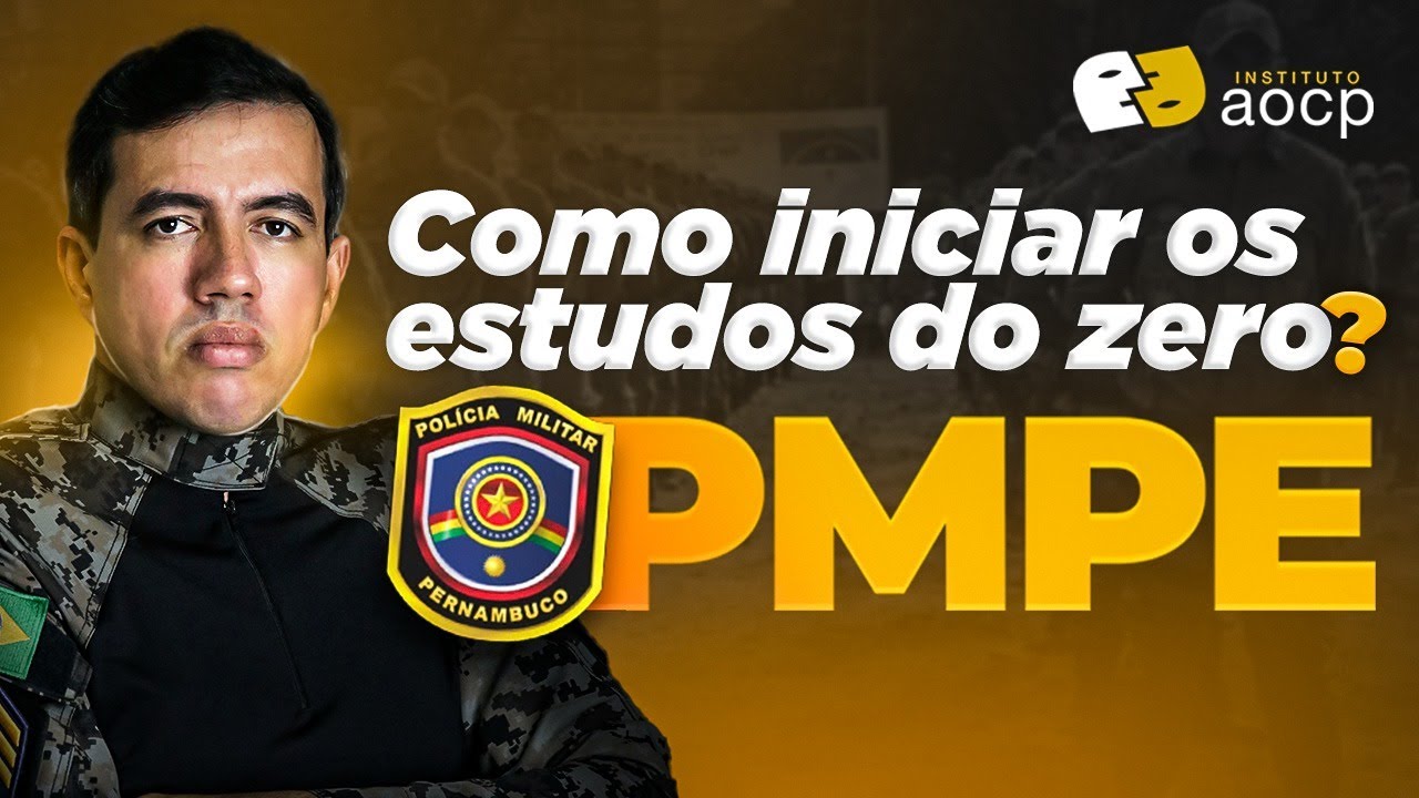 Como iniciar os estudos para a PMPE  - PROF° HUGO DIAS - HD CURSOS