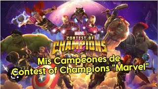 Mis Campeones de Conquest of Champions "Marvel"