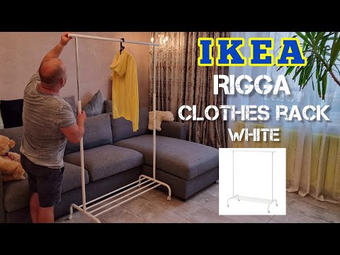 Effortless IKEA Assembly Guide: Discover the RIGA Clothing Rack from IKEA for Clothing Storage.