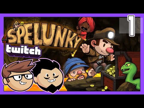 Spelunky Let's Play: Pick N' Play - PART 1 - TenMoreMinutes Twitch VOD