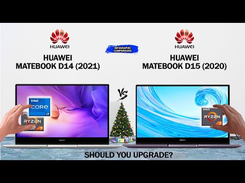 HUAWEI MATEBOOK D14 (2021) VS HUAWEI MATEBOOK D15 (2020) | ANY DIFFERENCES? | PROS & CONS |